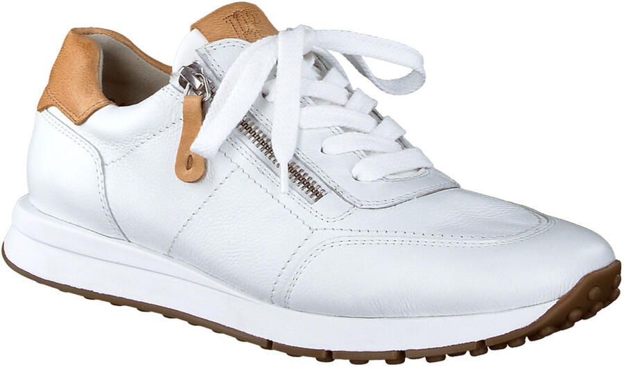 Paul Green 4085~~~~~~~~~~~~~~~~~~~~~~~~~~ Lage sneakers Dames sneakers Wit beige