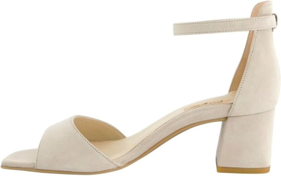 Paul Green 6140~~~~~~~~~~~~~~~~~~~~~~~~~~ Sandalen met hak Wit beige - Foto 4