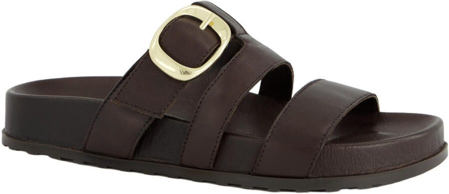 Paul Green Muiltjes 'Klassische Pantolette Damen 6171-029 Glattleder in braun' bruin