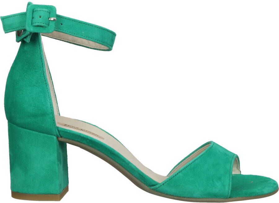 Paul Green 7469~~~~~~~~~~~~~~~~~~~~~~~~~~ Sandalen met hakDames Sandalen Groen - Foto 2