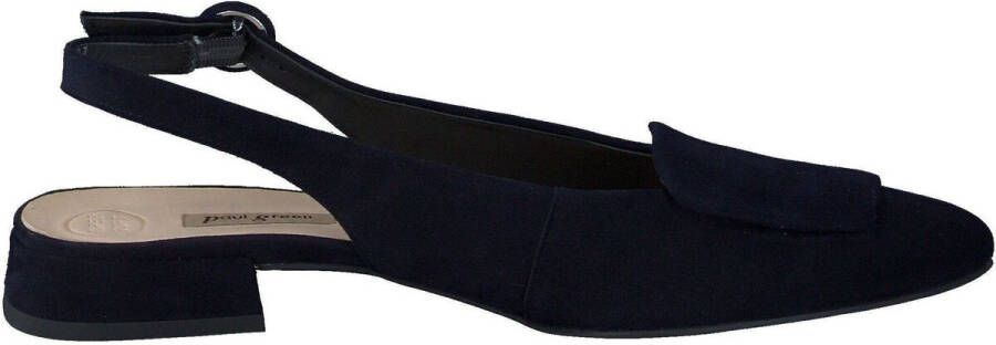 PAUL GREEN Slingbacks Dames 6090 Maat: 40 Materiaal: Suède Kleur: Blauw - Foto 8