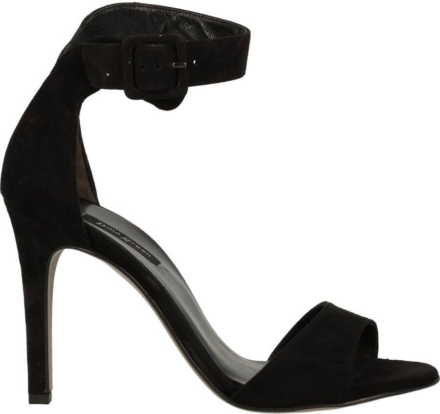Paul Green Zwarte Suède Sandalen met Enkelband Black Dames - Foto 4