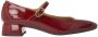 Pedro Miralles Bordeaux Mary Jane Leren Schoen Red Dames - Thumbnail 2