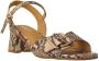 Pedro Miralles Beige Leren Sandalen met Comfortabele Hak - Thumbnail 2