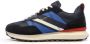 Pepe Jeans Foster Print Sneakers Blauw Man - Thumbnail 2