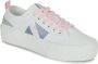 Pepe Jeans Allen Flag Color Lage Sneakers Wit Vrouw - Thumbnail 3