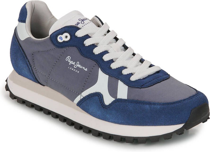 Pepe Jeans Brit-on Print Schoenen Blauw Man