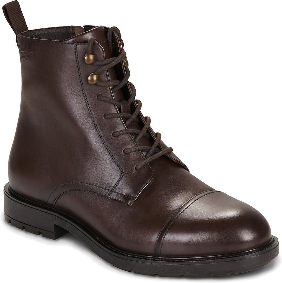 Pepe Jeans Veterboots 'Hunters Land' donkerbruin