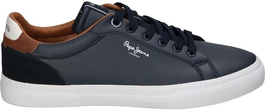 Pepe Jeans Sneakers laag 'Kenton Court' navy bruin wit - Foto 4