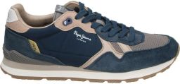 Pepe Jeans Sneakers laag 'Brit City' navy lichtbruin