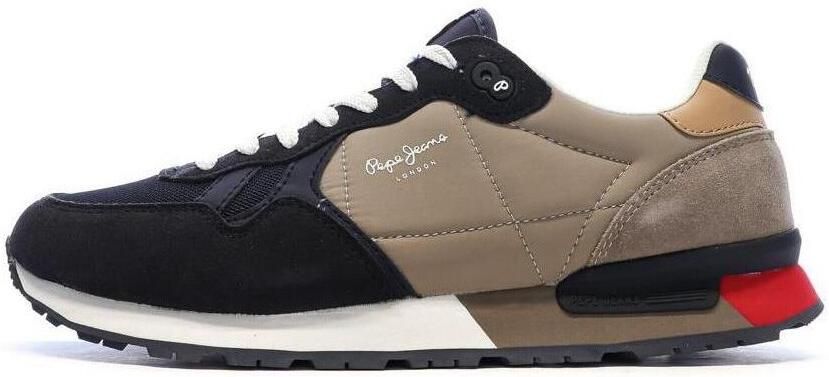 Pepe Jeans Sneakers laag 'Brit Colors' navy lichtbruin - Foto 3