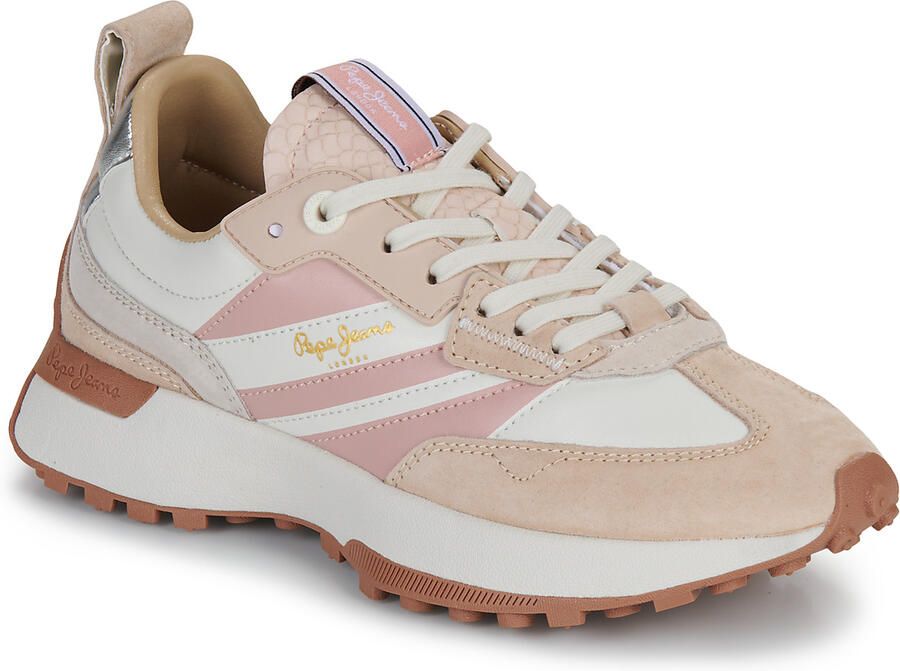 Pepe Jeans Lucky Original Schoenen Beige Wit Vrouw - Foto 2