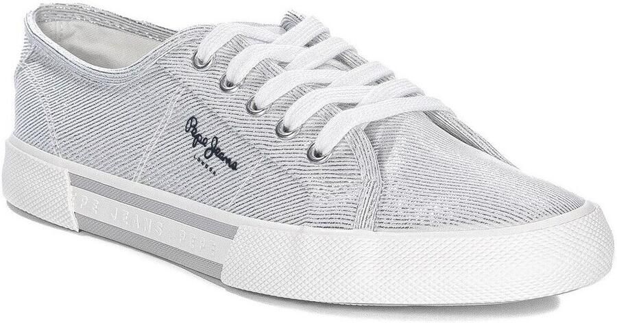 Pepe Jeans Brady Party Lage Sneakers Zilver Vrouw - Foto 4