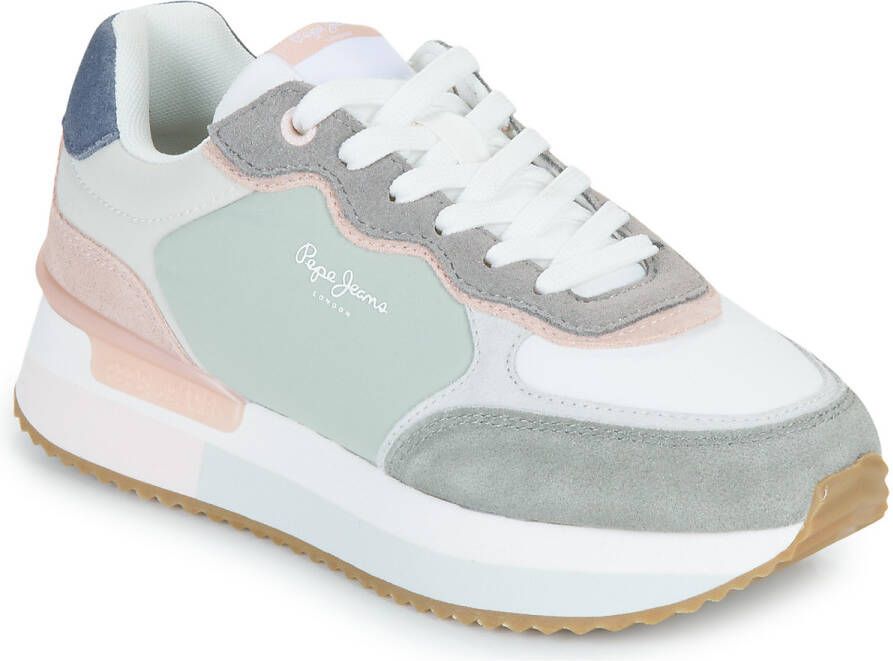 Pepe Jeans Rusper Class veelkleurige leren sportschoenen - Foto 4