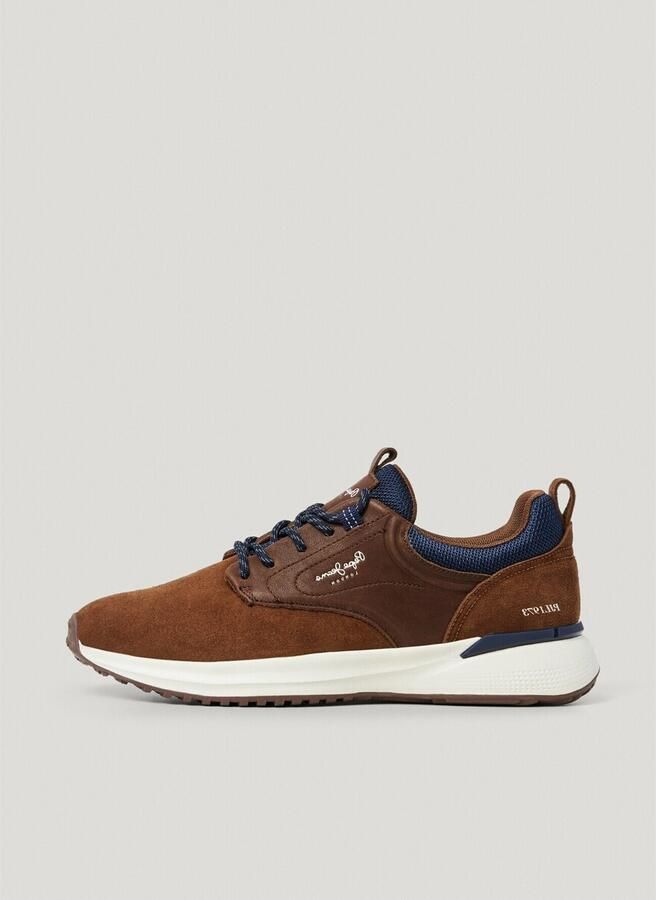 Pepe Jeans Sneakers laag 'Bampton Street' bruin cognac