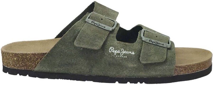 Pepe Jeans Bio Suede Sandalen Groen Man - Foto 5