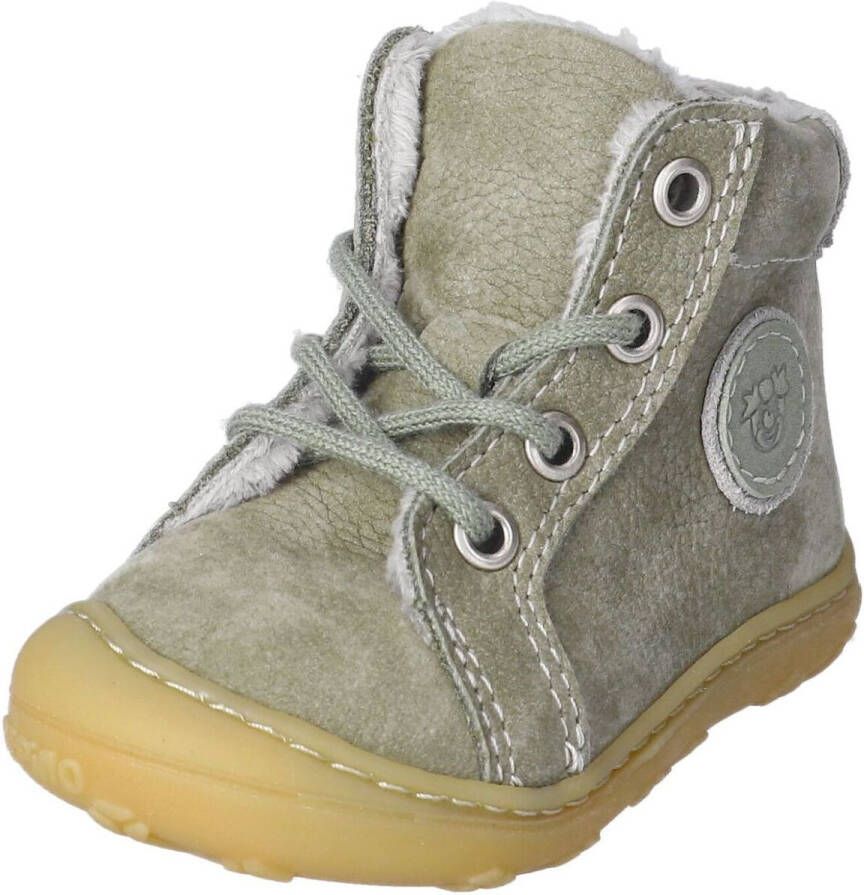 Pepino by Ricosta Kid's Georgie Winterschoenen olijfgroen beige