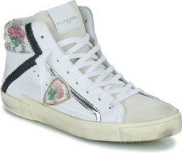 Philippe Model Ambachtelijk geïnspireerde Prsx hoge sneakers voor vrouwen White Dames