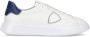 Philippe Model Eenvoudige Temple Sneakers met Vetersluiting White Heren - Thumbnail 34