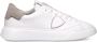 Philippe Model Eenvoudige Temple Sneakers met Vetersluiting White Heren - Thumbnail 20