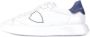 Philippe Model Eenvoudige Temple Sneakers met Vetersluiting White Heren - Thumbnail 33