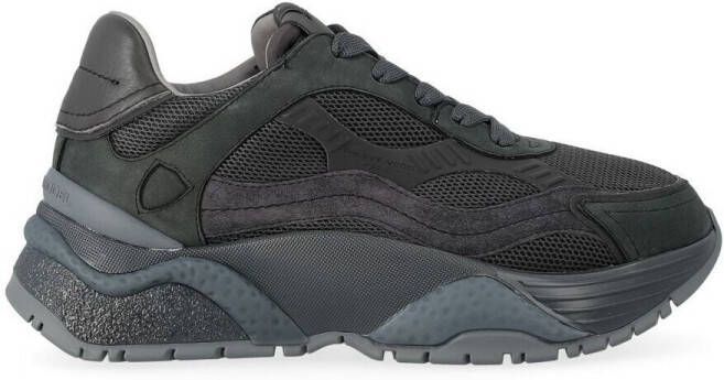 Philippe Model Lage Sneakers BZLD NR03 ODEON-NUBUCK RESAU ANTHRACITE