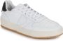 Philippe Model Witte Sneakers met Geperforeerde Tip en Logo White Heren - Thumbnail 2