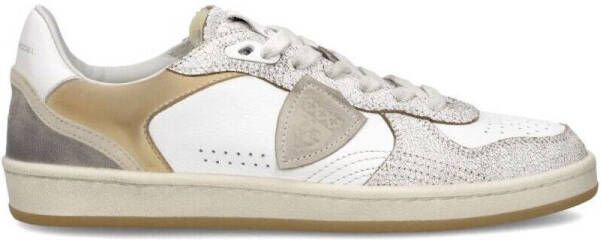 Philippe Model Lage Sneakers PGLD VC01 PGAL-VEAU CRACKLE_BLANC SABLE