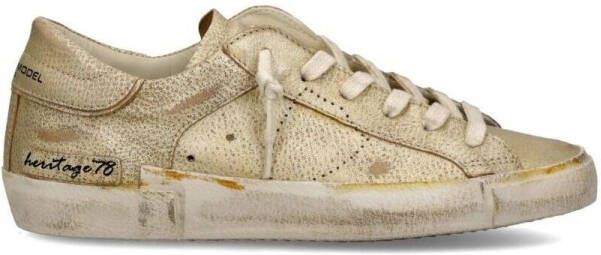 Philippe Model Lage Sneakers PRLD HM03 PARIS X-VINTAGE 78 METAL PLATINUM