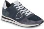 Philippe Model men's shoes suede trainers sneakers Trpx Blauw Heren - Thumbnail 3