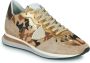 Philippe Model Trpx Sneaker Sporty-Chic Stijl Beige Dames - Thumbnail 2