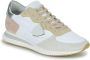 Philippe Model Stijlvolle Sneakers met Bruine EVA Zool Beige Dames - Thumbnail 2