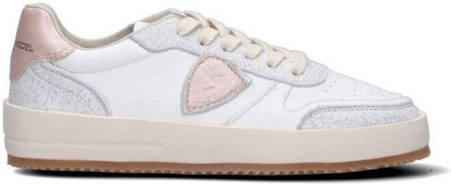 Philippe Model Lage Sneakers VNLD VX05 NICE LOW-VINTAGE MIXAGE_BLANC ROSE