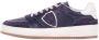 PHILIPPE MODEL Lage Sneakers Heren Nice Low Man Maat: 42 Materiaal: Suède Kleur: Blauw - Thumbnail 2