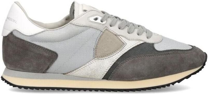 PHILIPPE MODEL Lage Sneakers Heren Blville Low Man Maat: 41 Materiaal: Leer Kleur: Grijs - Foto 5