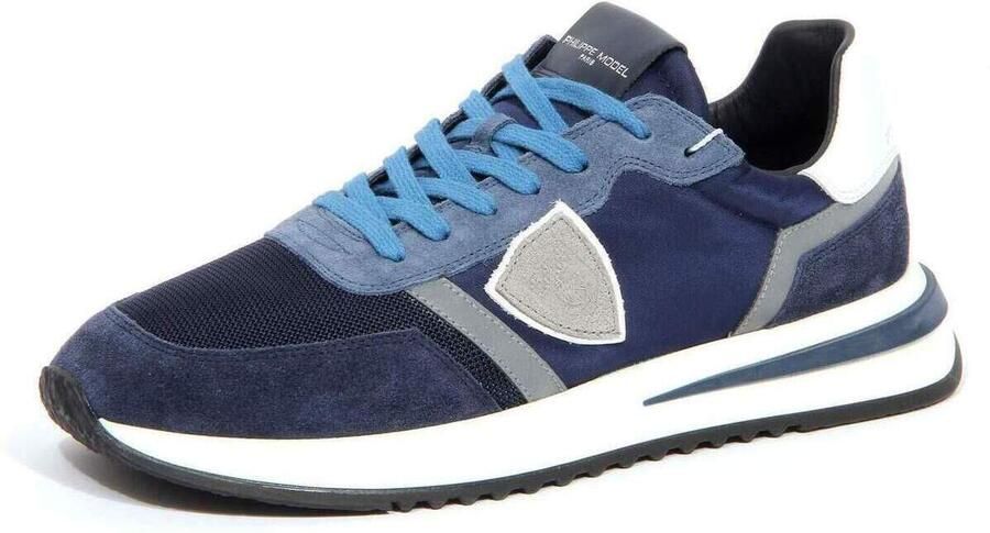 PHILIPPE MODEL Lage Sneakers Dames Tropez 2.1 Low Maat: 41 Materiaal: Leer Kleur: Blauw - Foto 8