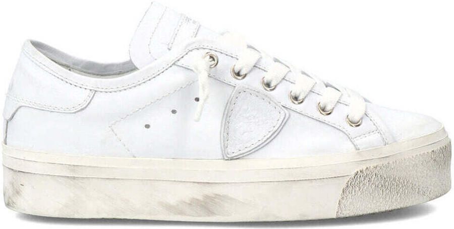 Philippe Model Witte lage top sneakers met verontruste rubberen zool White Dames - Foto 9