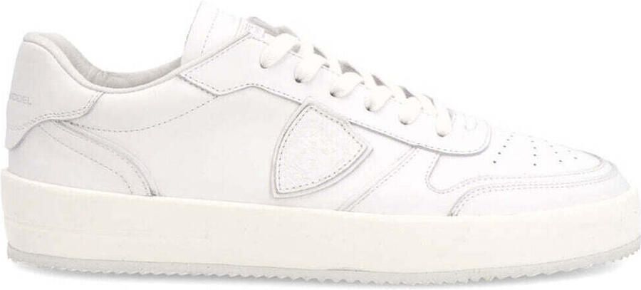 Philippe Model Witte platte schoenen Urban Sneaker Minimalistisch ontwerp White Heren - Foto 15