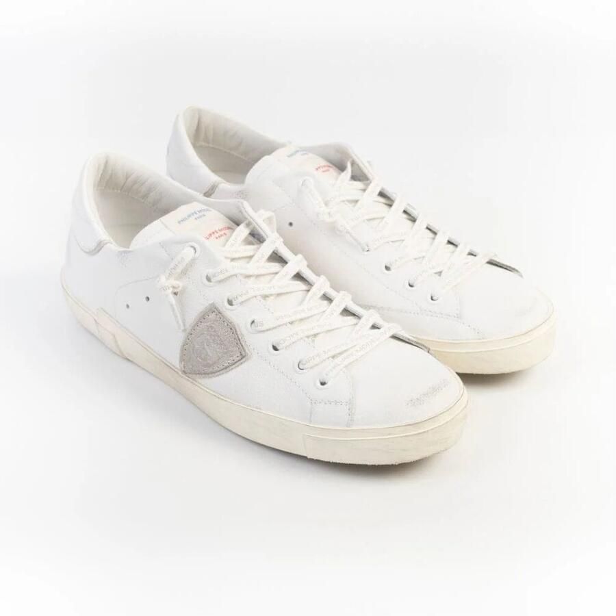 Philippe Model Lage Sneakers PRLU FG01 PARIS-DRAPEAU_BLANC - Foto 3