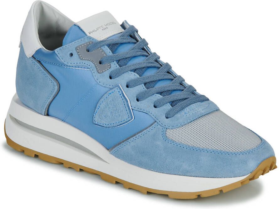 PHILIPPE MODEL Lage Sneakers Heren Tropez Haute Low Man Maat: 47 Materiaal: Suède Kleur: Blauw - Foto 2
