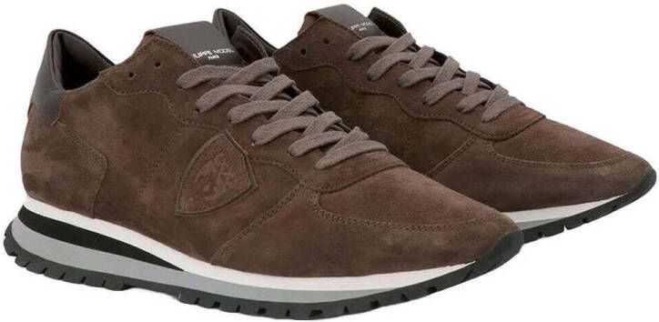 Philippe Model Trpx Low Bruine Sneaker Bruin Heren - Foto 3
