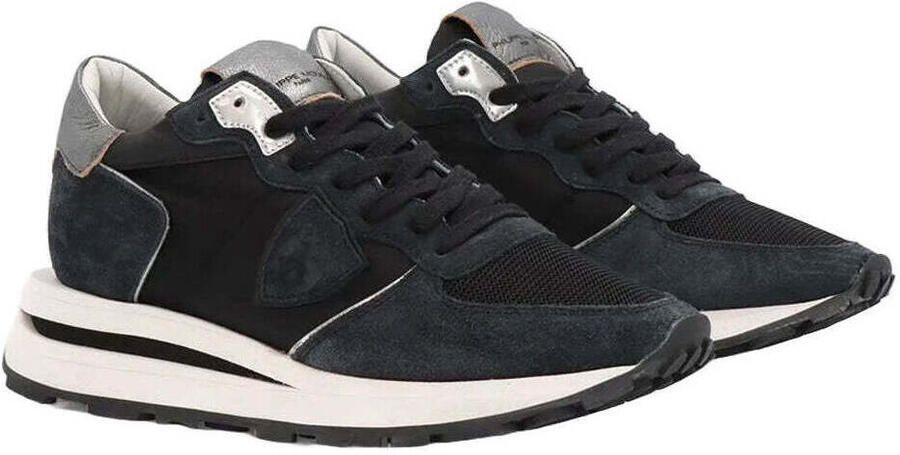 PHILIPPE MODEL Lage Sneakers Dames Tropez Haute Low Woman Maat: 40 Materiaal: Leer Kleur: Zwart - Foto 7