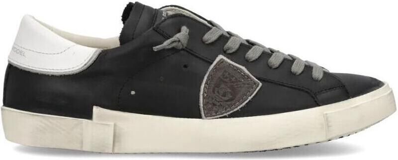 Philippe Model Sneakers PRLU V039 PRSX LOW MAN-NERO BIANCO