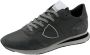 Philippe Model Low Top Sneakers met Gebochte Inserts Gray Heren - Thumbnail 3