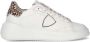 Philippe Model Dierenprint Lage Top Sneakers White Dames - Thumbnail 2