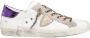 Philippe Model Logo Sneakers Leren Rubberen Zool Regular Fit Multicolor Dames - Thumbnail 2
