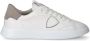Philippe Model Eenvoudige Temple Sneakers met Vetersluiting White Heren - Thumbnail 19