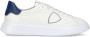 Philippe Model Eenvoudige Temple Sneakers met Vetersluiting White Heren - Thumbnail 2