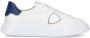 Philippe Model Eenvoudige Temple Sneakers met Vetersluiting White Heren - Thumbnail 2