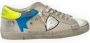 Philippe Model Witte en gele sneakers van leer Multicolor Heren - Thumbnail 2